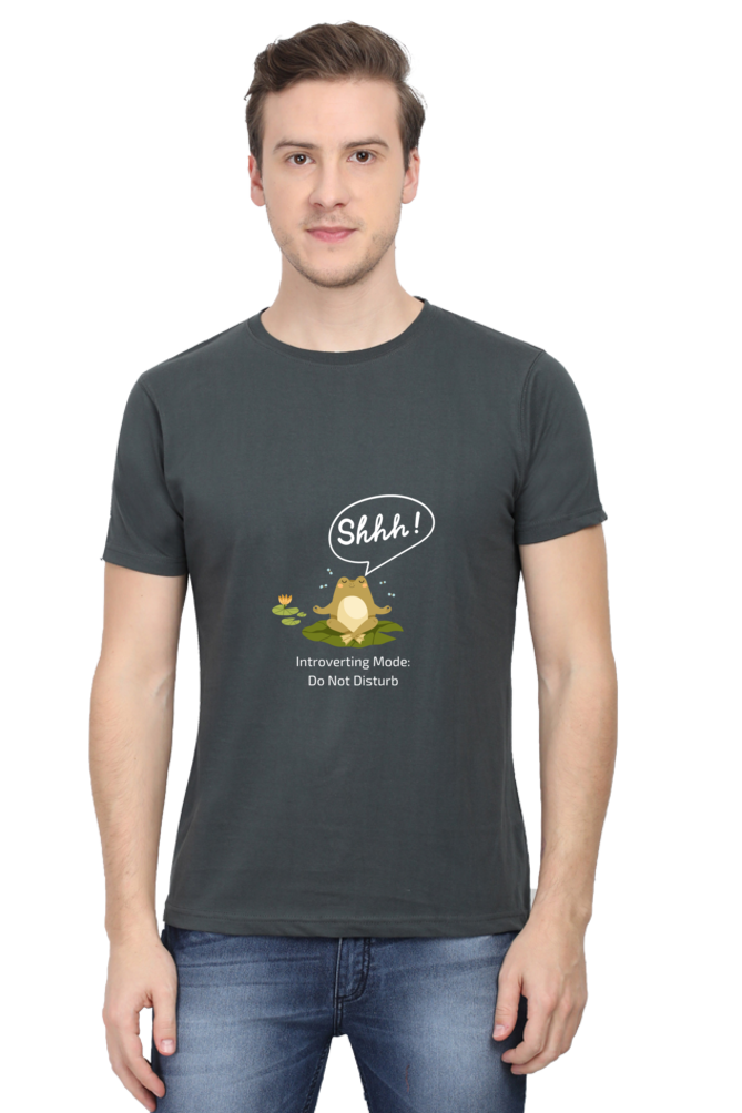 Shh Introverting Mode Frog Meditating Unisex Dark Classic T-Shirt