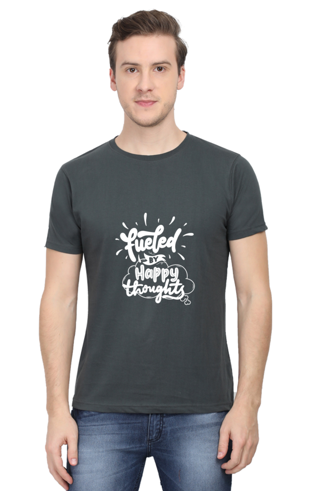 Fueled By Happy Thoughts Unisex Dark Classic T-Shirt