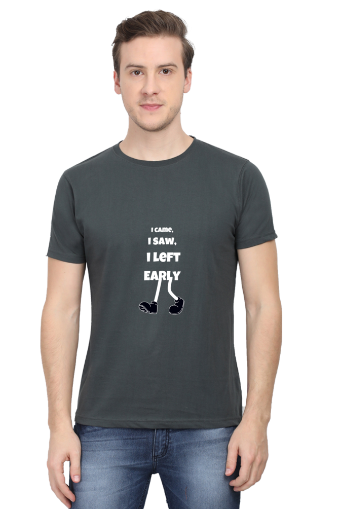 I Came I Saw I Left Walking Legs Unisex Dark Classic T-Shirt