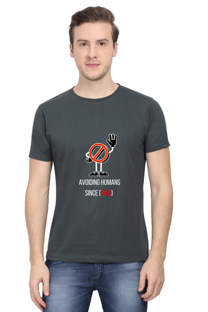 Avoiding Humans Since 90s Unisex Dark Classic T-Shirt