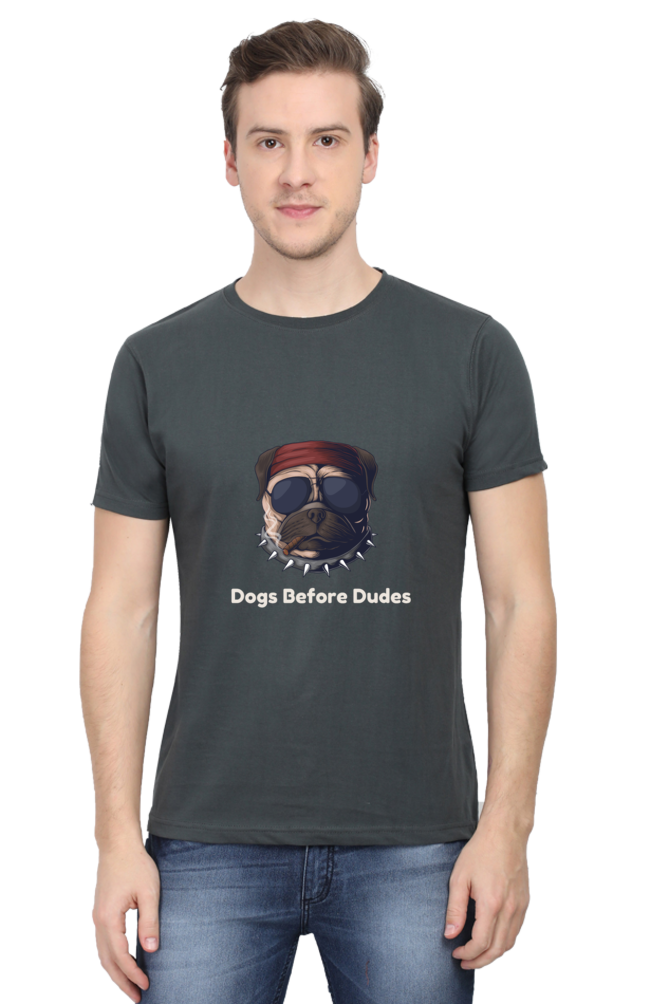 Dogs Before Dudes Unisex Dark Classic T-Shirt