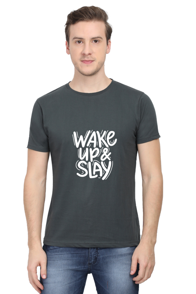 Wake Up & Slay Unisex Dark Classic T-Shirt