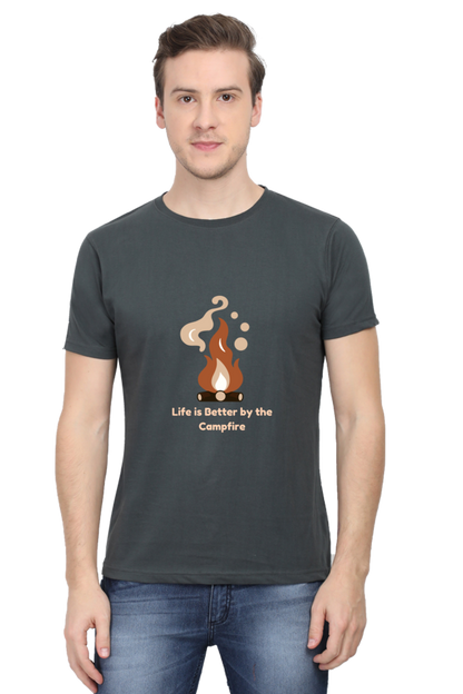 Life Is Better By The Campfire Unisex Dark Classic T-Shirt