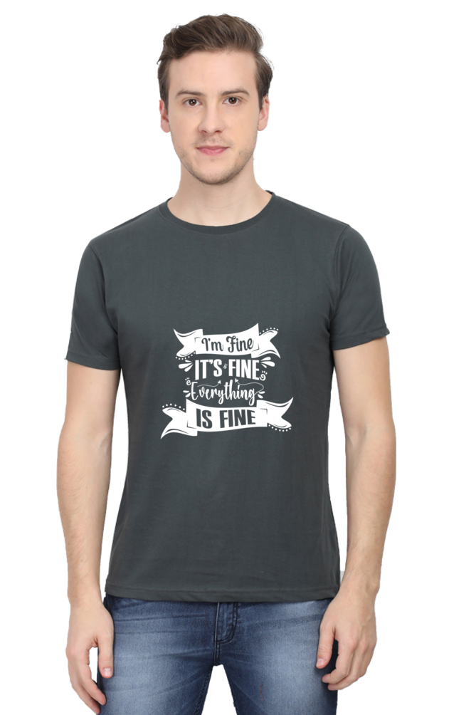 I am Fine, It's Fine, Everything Is Fine Unisex Dark Classic T-Shirt