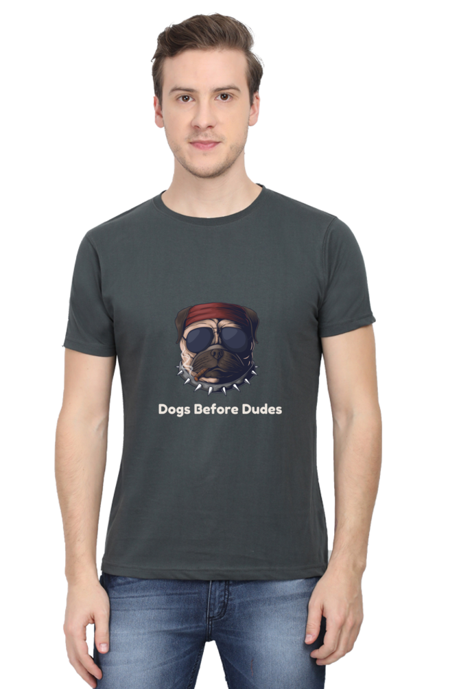 Dogs Before Dudes Unisex Dark Classic T-Shirt