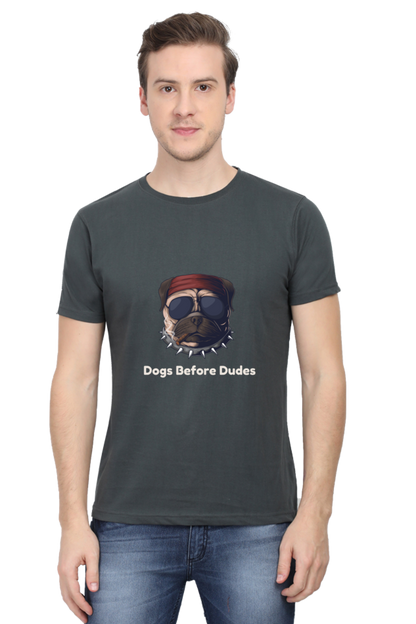 Dogs Before Dudes Unisex Dark Classic T-Shirt