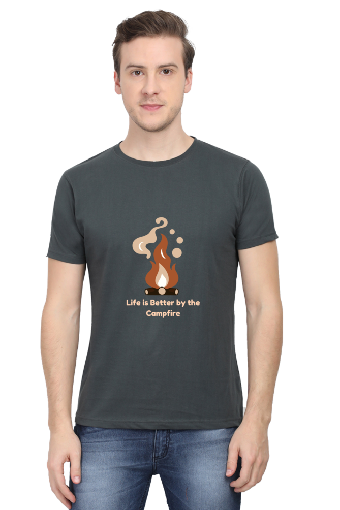 Life Is Better By The Campfire Unisex Dark Classic T-Shirt