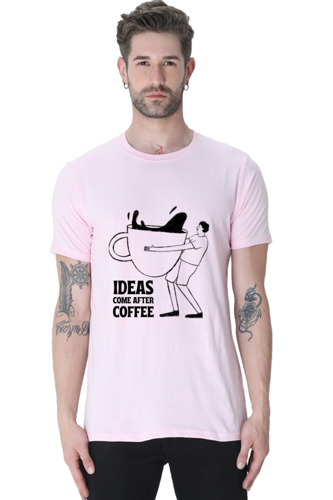 Ideas come after coffee Unisex Classic T-Shirt