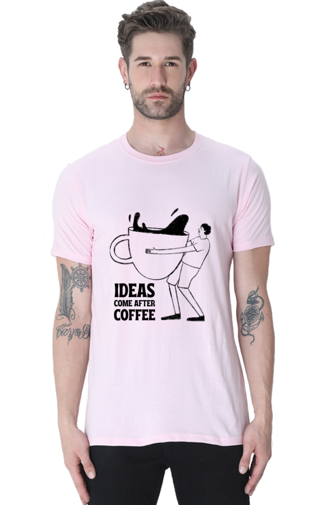 Ideas come after coffee Unisex Classic T-Shirt