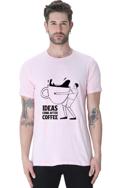 Ideas come after coffee Unisex Classic T-Shirt