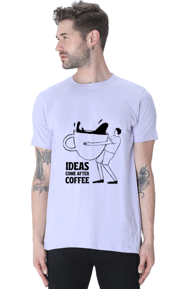 Ideas come after coffee Unisex Classic T-Shirt