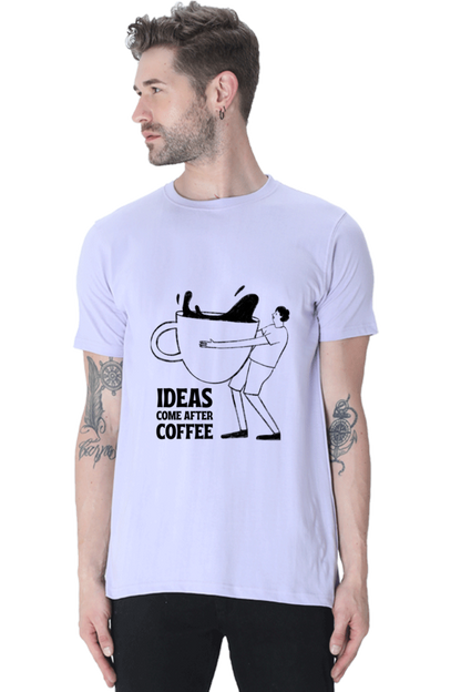 Ideas come after coffee Unisex Classic T-Shirt