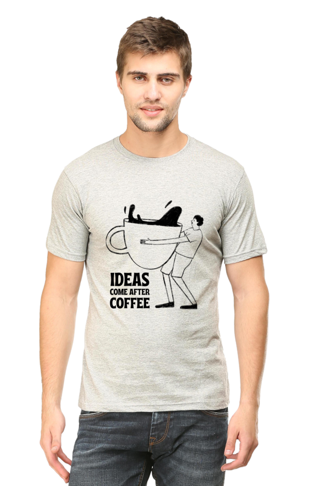 Ideas come after coffee Unisex Classic T-Shirt