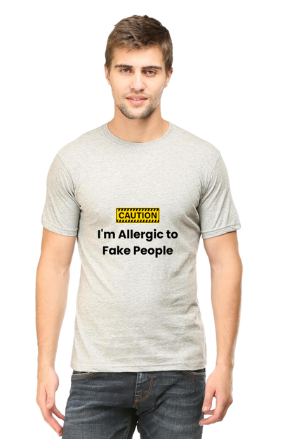 Caution I am Allergic to Fake People Unisex Classic T-Shirt