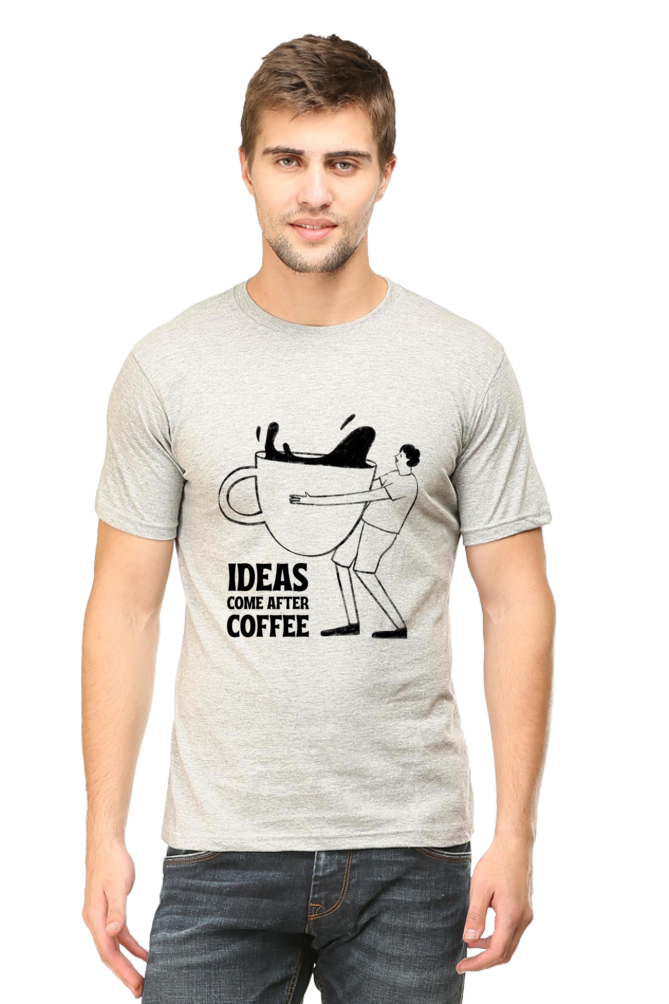 Ideas come after coffee Unisex Classic T-Shirt