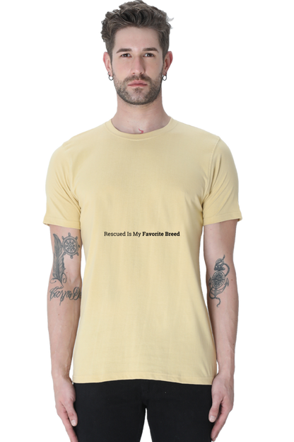 Rescued is my Favorite Breed Unisex Classic T-Shirt