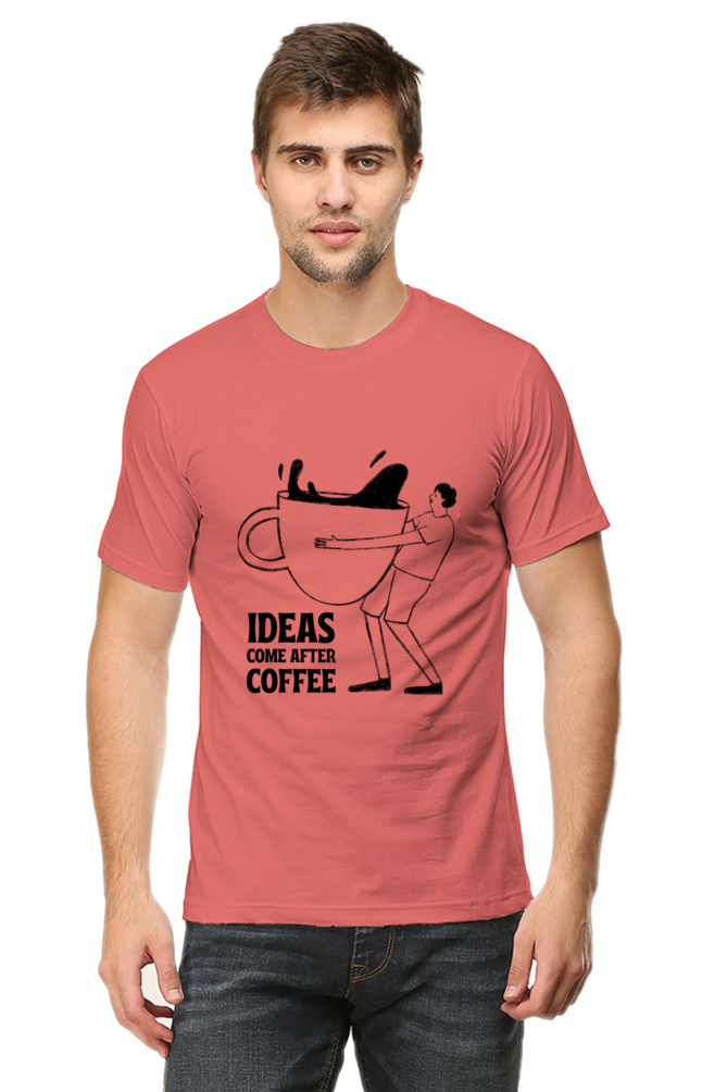 Ideas come after coffee Unisex Classic T-Shirt