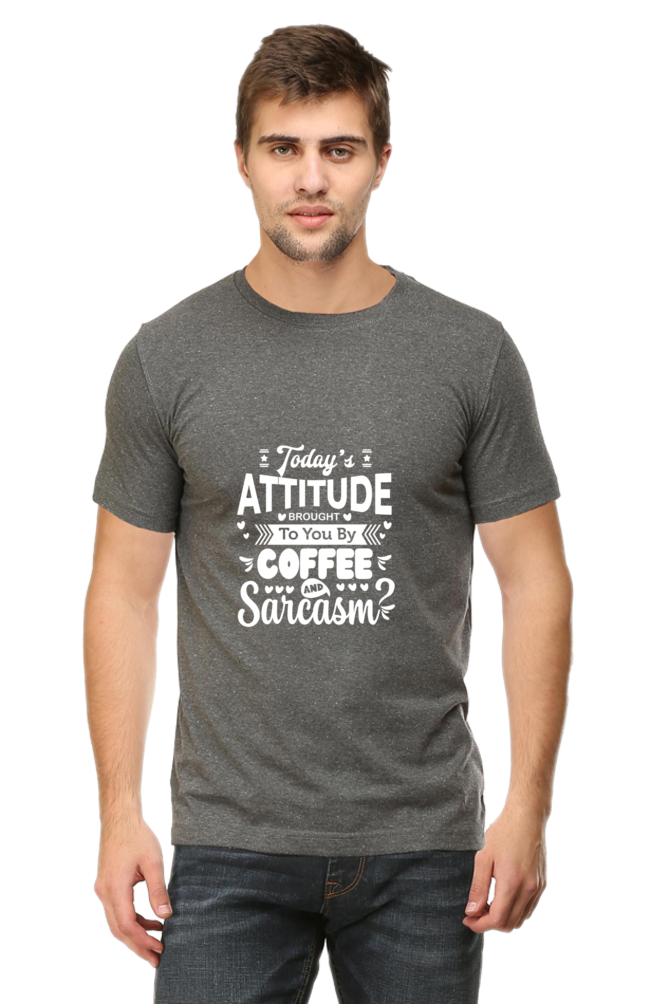 Today's Attitude By Coffee And Sarcasm Unisex Dark Classic T-Shirt