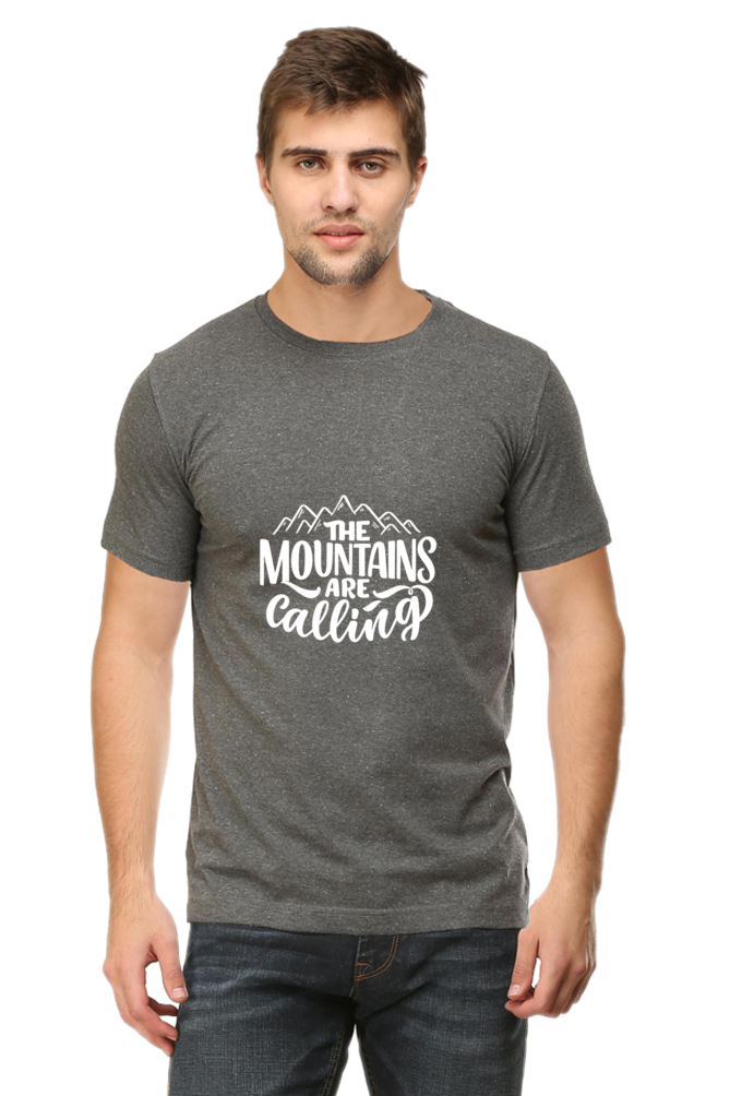 The Mountains Are Calling Unisex Dark Classic T-Shirt