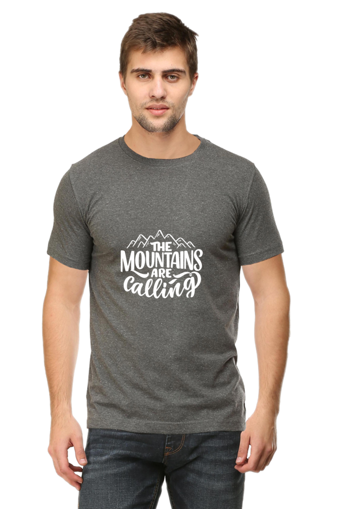 The Mountains Are Calling Unisex Dark Classic T-Shirt