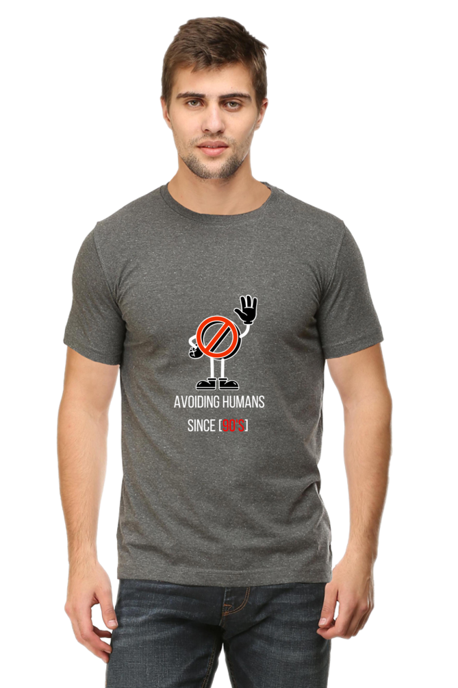 Avoiding Humans Since 90s Unisex Dark Classic T-Shirt