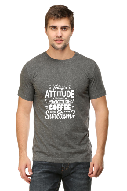 Today's Attitude By Coffee And Sarcasm Unisex Dark Classic T-Shirt