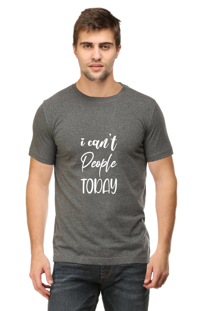 I Can't People Today Sarcastic Unisex Dark Classic T-Shirt