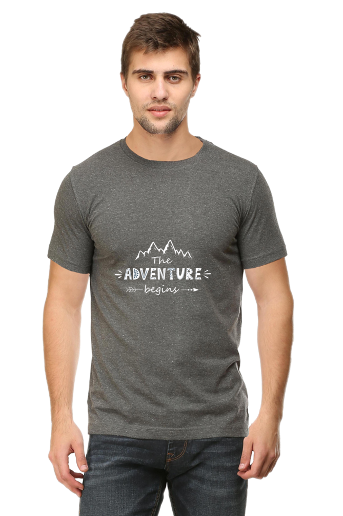 The Adventure Begins Unisex Dark Classic T-Shirt