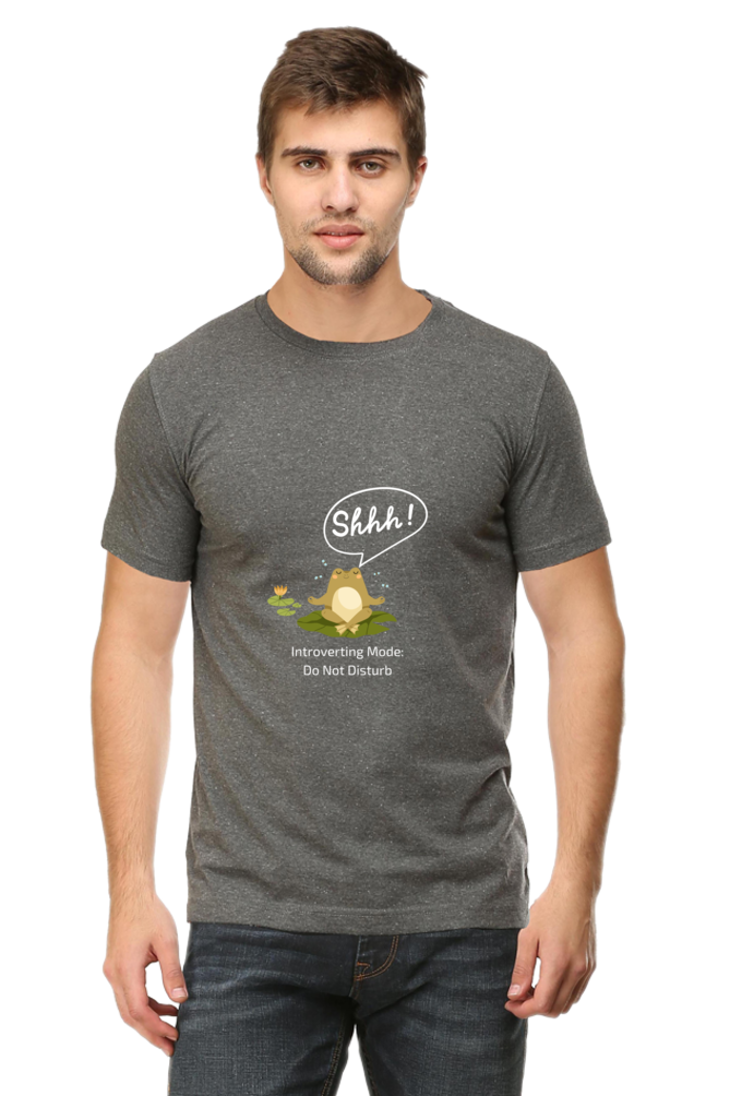 Shh Introverting Mode Frog Meditating Unisex Dark Classic T-Shirt