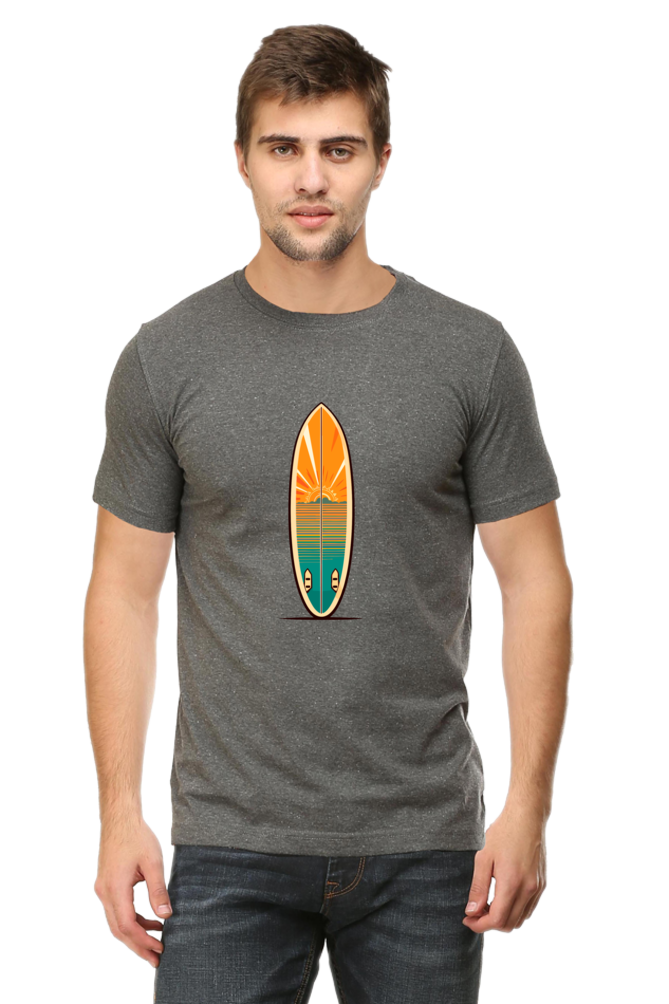 Surf Board Print Unisex Dark Classic T-Shirt