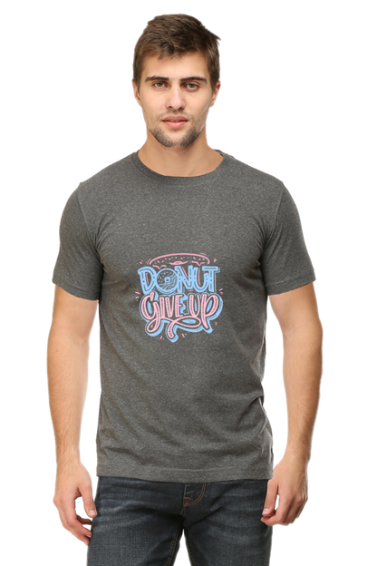 Donut Give Up Unisex Dark Classic T-Shirt