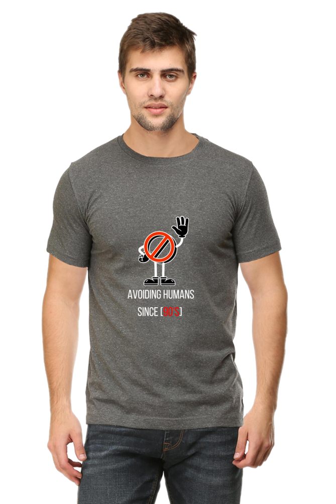 Avoiding Humans Since 90s Unisex Dark Classic T-Shirt