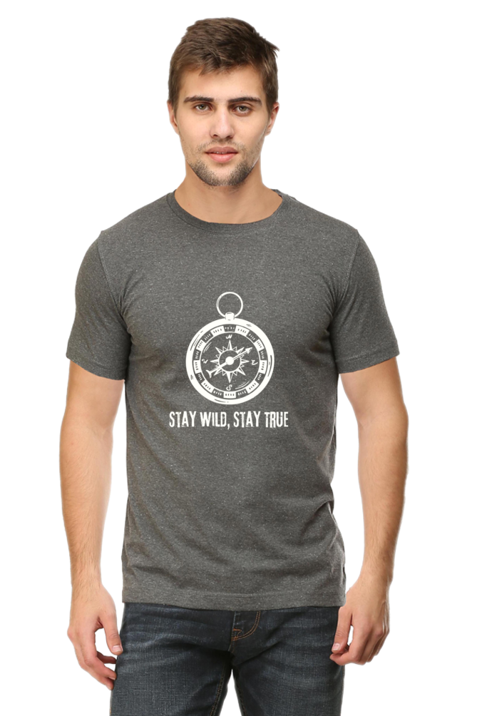 Compass Stay Wild Stay True Unisex Dark Classic T-Shirt