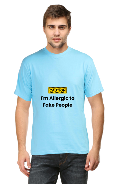 Caution I am Allergic to Fake People Unisex Classic T-Shirt