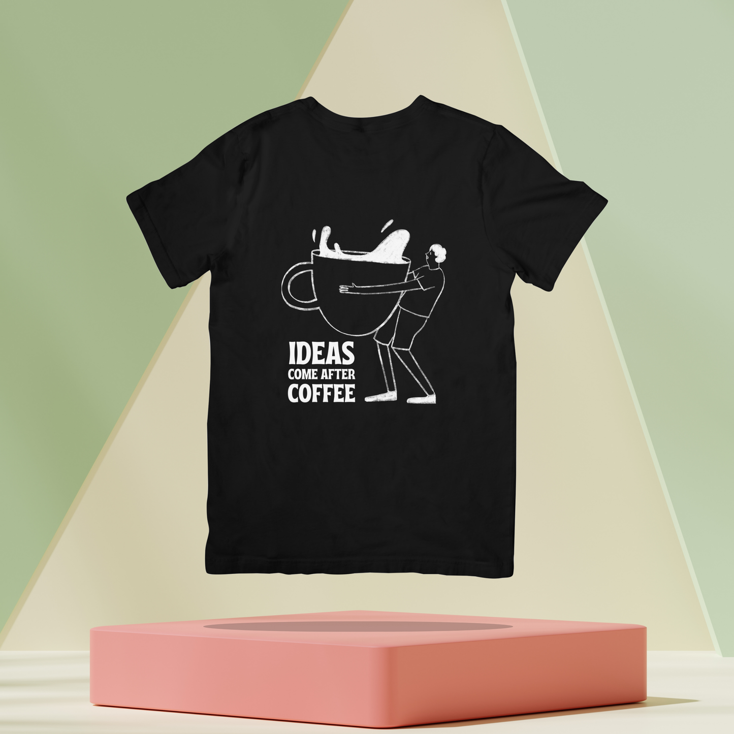 Ideas come after coffee Unisex Dark  Classic T-Shirt